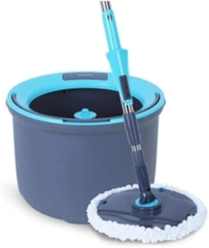 Mop  Rotating Bucket Set with 4 Microfiber Heads Slurry Clean Hygienic Dead Angle