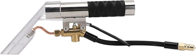 YWBL-WH Extractor Hand Tool Stainless Steel Upholstery Cleaner Lightweight Portable Carpet and Auto Detailing Wand with Clear Head for Efficient Cleaning