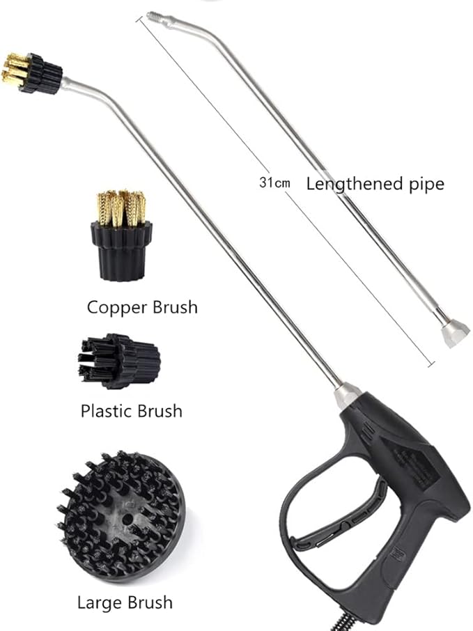 3200W Commercial High Pressure Steam Cleaner Handheld Steam Cleaning Machine for Air Conditioner Range Hood Car
