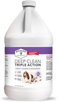 Professional Strength Deep Clean (Gal.) 3X Carpet Cleaner Solution &amp Deodorizer Concentrated Encapsulating Carpet Shampoo Pet Odor &amp Dirty Carpet Cleaning Solution 128 fl oz.