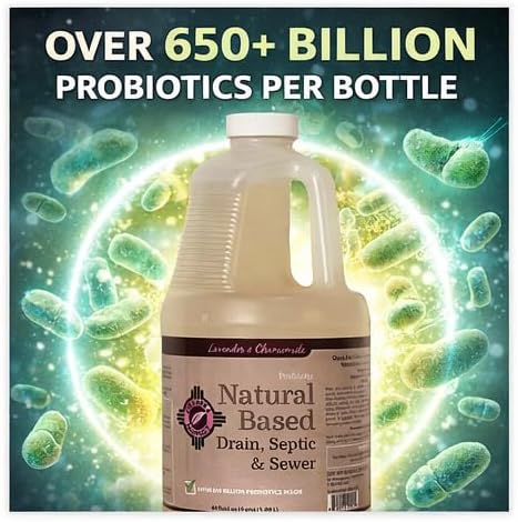 Drain Septic &amp Sewer Natural Based Cleaner 1 Jug 64 oz.