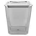 Large Capacity Trash Can 12L with Electroplated Pressed Ring Plastic Wastebasket for Bathroom Kitchen Office Home Use