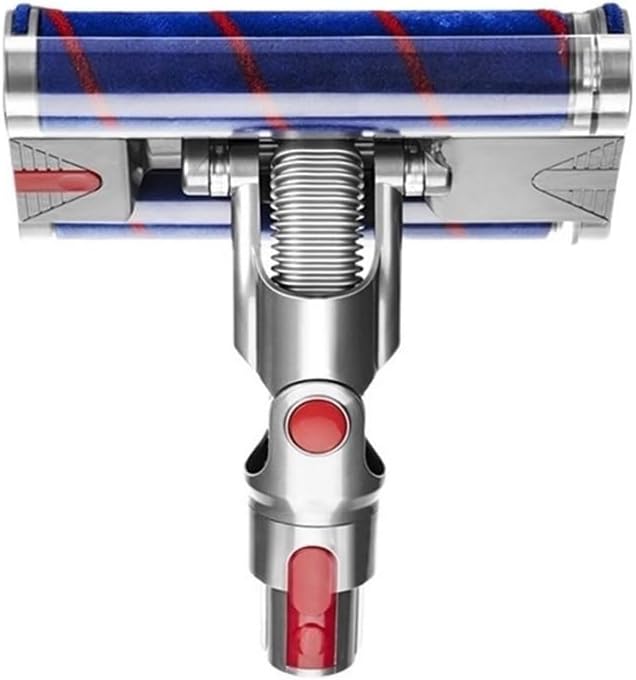 COovs Vacuum Cleaner Double Soft Roller Head Quick Release Electric Floor Head.Compatible for Dyson V7 V8 V10 V11 V15