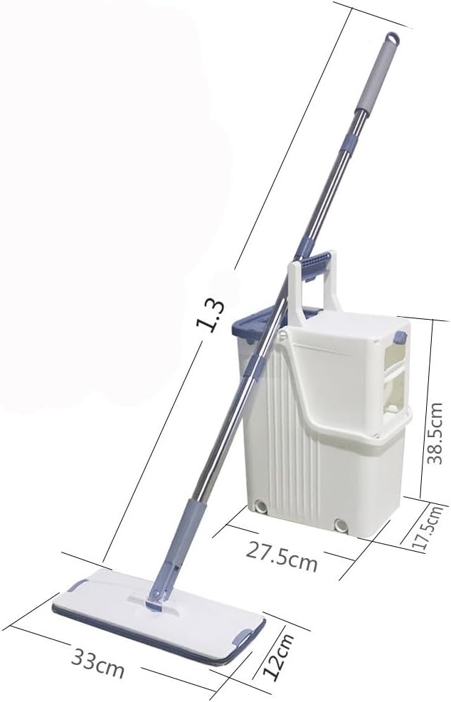 Hand Free Mop Household Tile Flat Separate