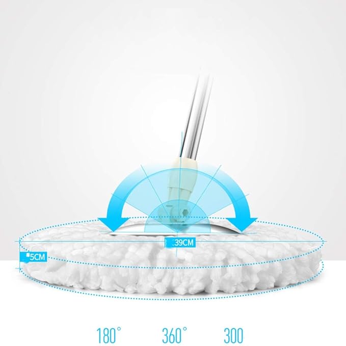 Mop Lever Rotation Universal Hand-Free Home Automatic Drowning Lazy Mopping Artifact Bucket