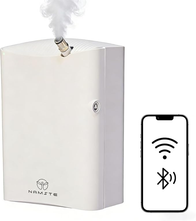 Waterless Essential Oil Diffuser HVAC Scent Machine - Smart APP &amp WiFi Control 3500 sq. ft Coverage Cold Air Aroma Minimalist Aromatherapy Diffusers 500ML for Home Hotel Office Large Room