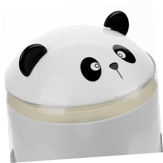 Cabilock Mini Panda Trash Can Cute Wastebasket for Office Kitchen and Bathroom Desk Garbage Bin and Stylish Design for Home and Office Use