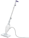 Steam Mop High-Temperature Cleaning Sweeping and Mopping Two-in-One Rechargeable Scrubbing Mop with 2 Washable Microfiber Mop Pads White (White)