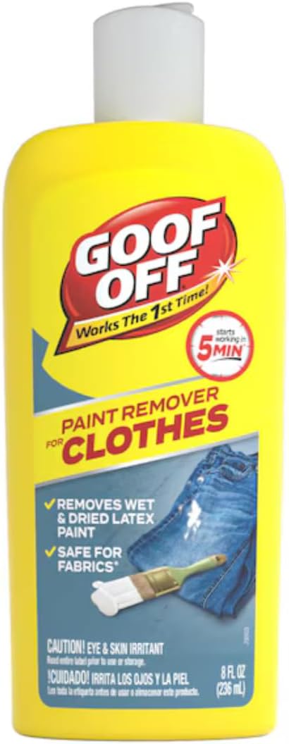 Carpet Paint &amp Stain Remover – 8 oz | Professional Cleaner for Rugs &amp Upholstery | Removes Latex Paint Acrylic &amp Tough Stains