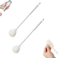Upgraded 360 ° Flexible Silicone Bottle Brush Long Handle Narrow Mouth Container Water Bottle Glass Cleaning Tool (2 Pcs)