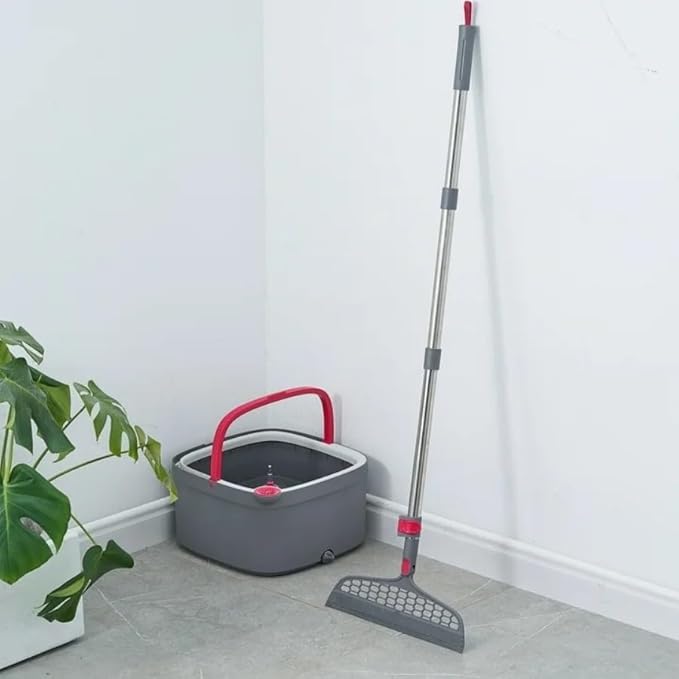 Spin Mop and Bucket System – Deluxe Set with 360° Rotating Mop for Easy Floor Cleaning