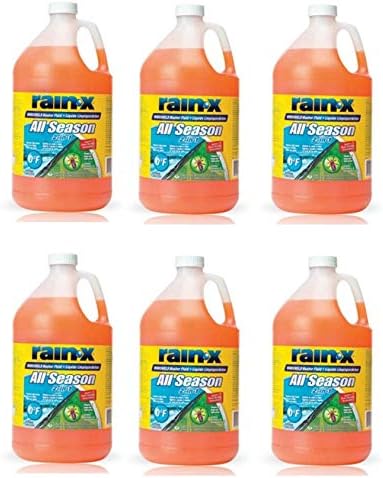Rain-X All Season 0°F 2-in-1 De-Icer &amp Bug Remover Windshield Washer Fluid - 1 Gallon