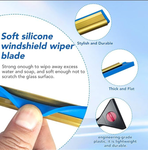 2 in 1 Window Squeegee &amp Squeegee Broom 13.78 Heavy Duty Floor Squeegee Mop with 59 Extension Pole &amp 2 Scrubbers Industrial Tile Floor Squeegee for Shower Glass Door Car Windshield