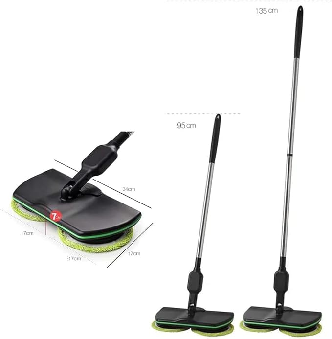 Electric Mop Cordless Electric Spin Wireless Automatic Floor MopHome Handheld Rechargeable Floor Cleaner Polisher for Hard Wood Tile VinylMarble and Laminate Floor