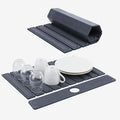 2-In-1 Stone Dish Drying Mat Set For Kitchen Counter/Large Bath Mat.Diatomite Mat Set Includes:1-Large Drying Mat (23.6Lx15.3W)&amp1-Faucet Mat (23.6Lx4W) PLEASE MAKE SURE TO MEASURE BEFORE PURCH