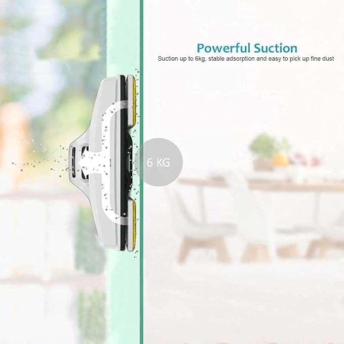 HOBOT-298 Window Cleaning Automatic Robot with Ultrasonic Water Spray Intelligent Cleaning AI Smart Route Plan Replaceable Water Tank and Control via Smartphone or Remote