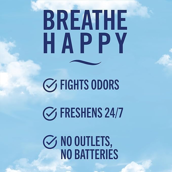 Generic Febreze Small Spaces Plug in Air Freshener Alternative for Home Heavy Duty Odor Eliminator for Strong Odor 4 Count (Pack of 1) (Fresh Lemon)