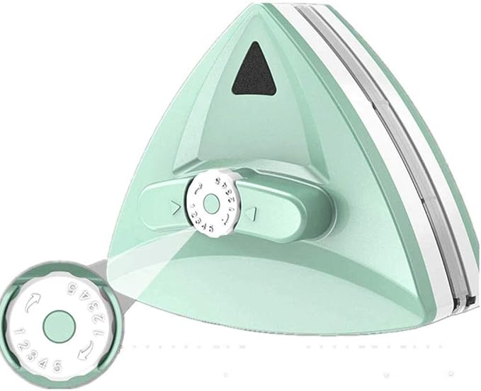 Adjustable Magnetic Glass Artifact Three-Layer Hollow Household Double-Sided Glass Cleaner Anti-Pinch Cleaning Tool Advanced Window Wiper for(E)