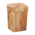 Cabilock Office Decor Decor Decor Decor Trash Can Wood Grain/Marble Pattern Garbage Container Bin Decoration Bin Plastic Toilet Paper Bucket for Bathrooms Kitchen Bedroom Office