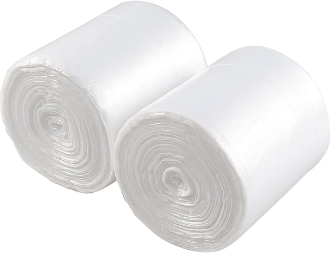 Pekky 18 Gallon Large Garbage Trash Bags Clear Yard Waste Bags 70 Counts