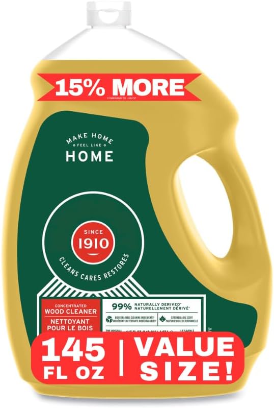 Parkway Distributors Oil Soap Wood Cleaner Original Concentrated Formula 145 oz Bottle with a PD Bag
