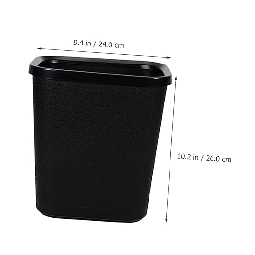 Thickened Plastic Trash Can Wastebasket for Home Bathroom Bedroom Office Hotel Opening Garbage Bin with Simple Design Practical Narrow Rectangular Container for Neat Living Spaces