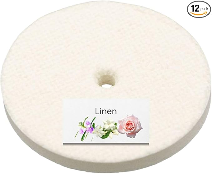 Vaportek EZ-Disk fragrance disk for use in EZ-Twist holder 12 disks Linen Scent