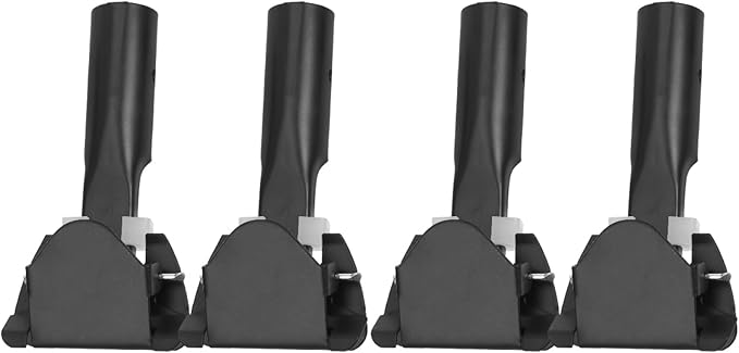 Amosfun 4Pcs Replacement Mop Rod Clamps for Commercial Mop Handles Iron Clamp Clips for Dry and Reusable Clamp Mops 6.29 X 2.95 Inches