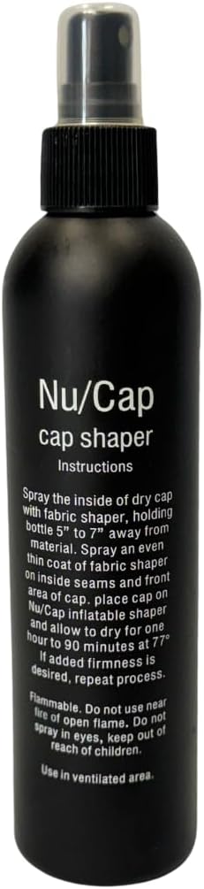 Cap Shaper Spray 8 Fl Oz with Headwear Protection Spray - Repel Stains from Caps &amp Hats 200 ml - Cleans All Types of Hats and Caps - Headwear Reshape Your Hat Spray Makes Old Cap Look New