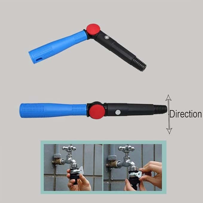 Window Cleaning Kit Solar Panel Cleaning Brush and Pole 180° Rotatable Telescopic Water Supply Suitable for High Window Cleaning Solar Photovoltaic Panel Cleaning and Cleaning Cars.