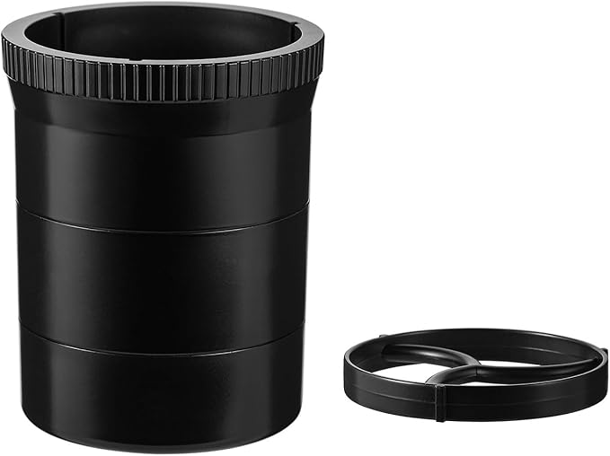 Mocha Coffee Powder Distributor Multipurpose Coffee Pot Accessories Easy to Clean and Perfect to Improve Your Brewing Experience (Black)