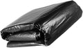 50pcs Extra Large Black Trash Bags 80x100cm Heavy Duty Contractor Garbage Bags for 100l Kitchen and Outdoor Waste Collection