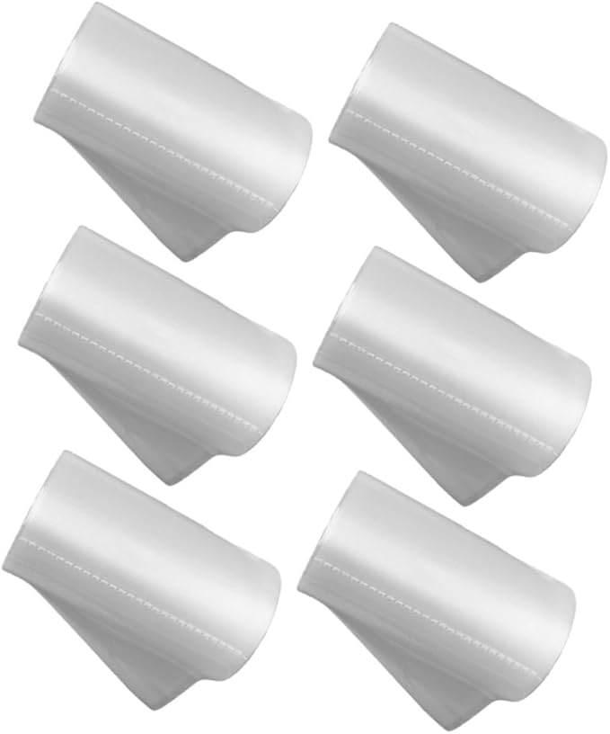 6 Rolls Thickened Disposable Plastic Garbage Bags 45x50cm 30pcs Per Roll Kitchen and Bathroom Trash Bags for Home Office Wastebaskets