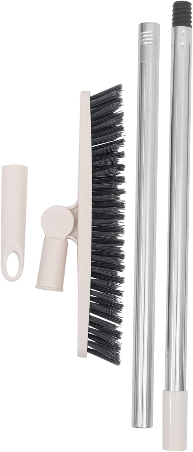 Gatuida 2pcs Floor Scrub Brush Handle Stiff Bristle Cleaning Tool for Window Grooves Corners and Floor Gaps Versatile Shower and Bathroom Cleaner for Hard Reach Areas