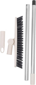 Gatuida 2pcs Floor Scrub Brush Handle Stiff Bristle Cleaning Tool for Window Grooves Corners and Floor Gaps Versatile Shower and Bathroom Cleaner for Hard Reach Areas