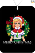 Anime Christmas Car Freshener Set of 6 - Kawaii Car Air Freshener - Trendy Air Freshener for Car