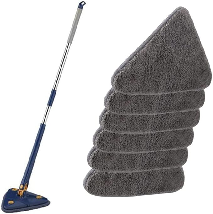 360° Rotating Triangle Mop Imitation Spin Hand Free Hand Washing Mop New Triangle Spin Home Water Butterfly Rotating 12027(Z)