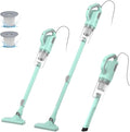 Stick Vacuum Cleaner Corded Lightweight Powerful Electric Broom Vacumm for Home Apartment Office Hardwood Floors Carpet Pet Hair Dust Clean 20Ft Power Cord 20KPa Strong Suction