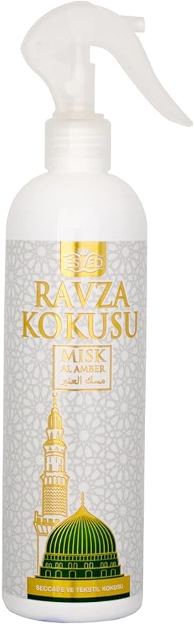 Room Spray Medine Ravza Scent 400 ml Air Freshener Home Fragrance Odor Eliminator Long Lasting Scent for Living Room Bathroom - One Size