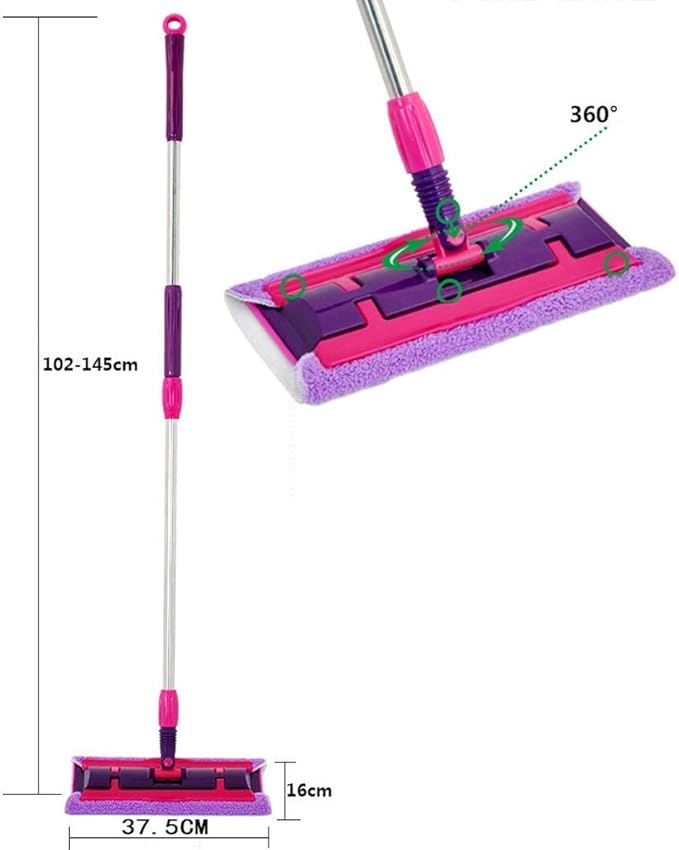Mop - Hard Floor Cleaner for Cleaning and Sanitizing with Removable Heat Resistance