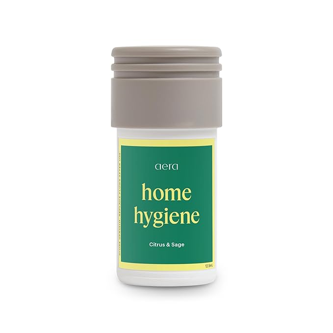 Aera Mini Home Hygiene Citrus and Sage - Essential Oil for Home - Fresh Zest Fragrance - Notes of Lemon Lime and Geranium - Scent Refill - Capsule Size Works with Mini Diffuser