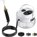 Pressurized Handheld Multi-surf Steam er with 3 Brushes and Extended Rod for Home Portable Deep ing Steamer with 6 Gear Adjustable Digital Touch Screen 1500ml Water Tank for Kitchen