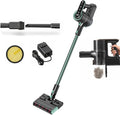 Cordless Vacuum Cleaner 15KPA Strong Suction 2-in-1 Vacuum Mop Combo with Green Light Dust Detection 3 Modes for Home Hard Floor Carpet Long Battery Life Smart LED Display (Greyish-Green)