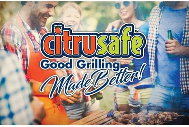 Grill Cleaning Spray - BBQ Grid and Grill Grate Cleanser by Citrusafe (3 23oz)