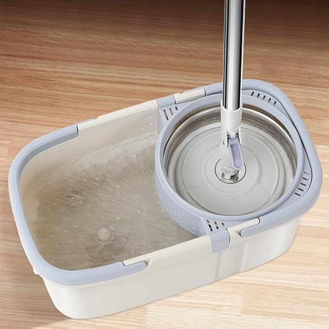 Handle Square Bucket Mop Rotating Single No Hand Washing