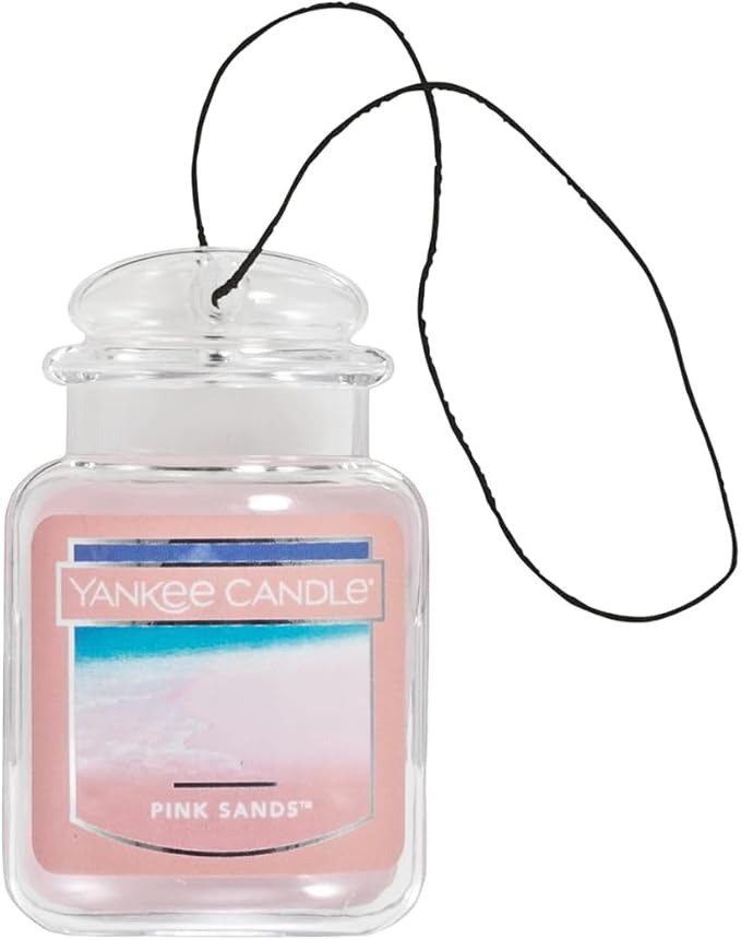 Yankee Candle Car Air Fresheners Island Drive Variety Pack1 Bayside Cedar 1 Coconut Beach 1 Iced Berry Lemonade 1 Ocean Air 1 Pink Sands and 1 Sun &amp Sand 0.96 OZ (Pack of 6)