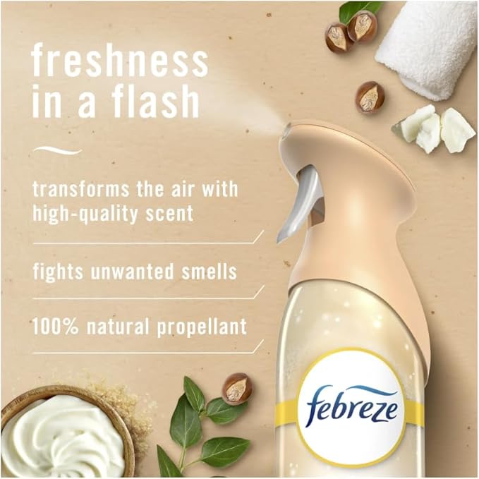 Febreez Air Freshener Spray Odor-Fighting Room Spray Soothe &amp Restore 8.8oz 3 pack