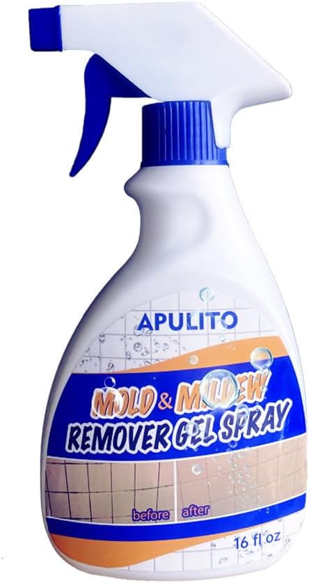 APULITO Household Bathroom Shower Cleaner Home Cleaning Gel for Wall Tile Grount Sink Kitchen - 16 Fl oz