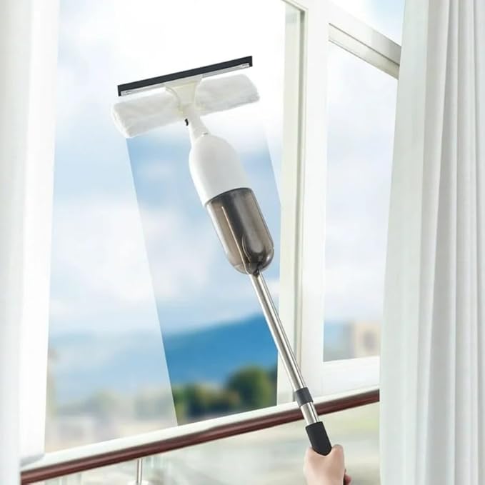 Multifunctional Cleaning Mop Set – White All-in-One Floor Mop for Hardwood Tile &amp Laminate