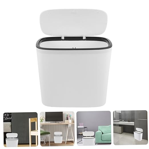 Cabilock Multi-Function Trash Bucket Sturdy Waste Basket Trash Can Kitchen Garbage Can Household
